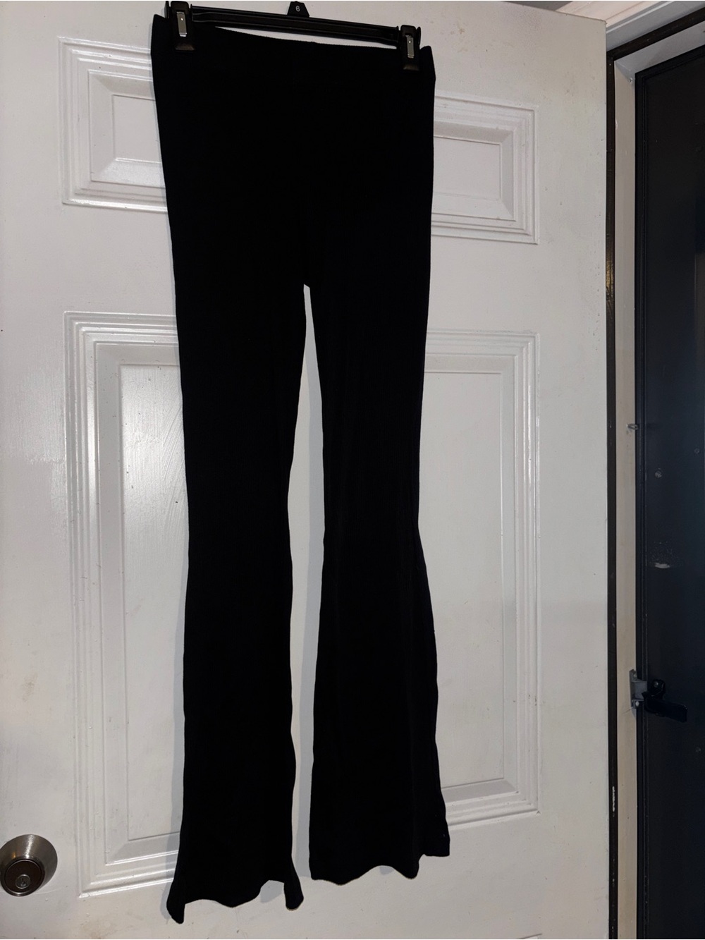 H&M Divided Basic Black Flared Stretch Pants